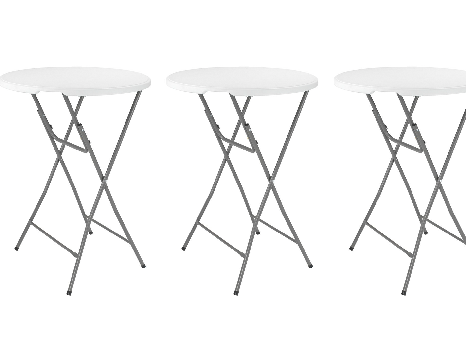 10 ståbord med strumpa